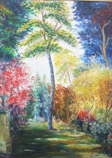 Parque de María Luisa Oil Canvas Landscaping