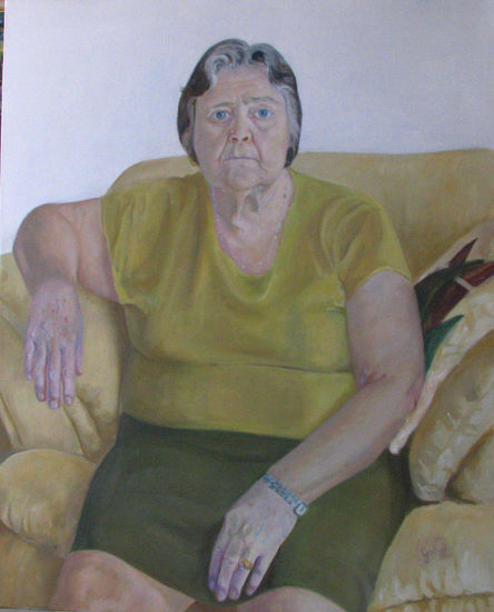 Mi Madre Oil Canvas Portrait