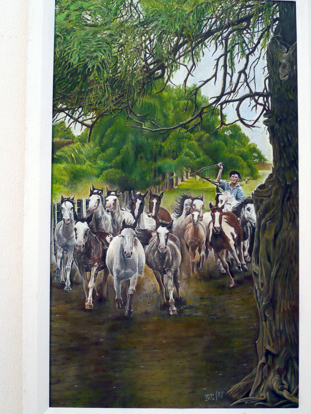 la tropilla y el algarrobo