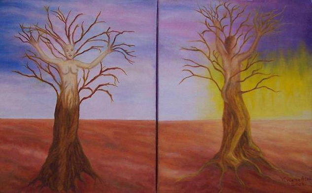 Arbol de la vida Oil Canvas