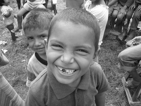 Sonrisa de Niño Portrait Black and White (Digital)