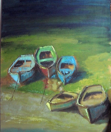 Barcas Oil Canvas Landscaping