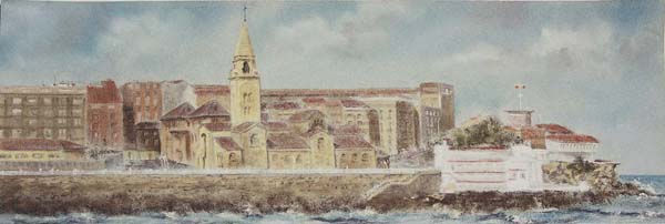 Gijón Pastel Paper Landscaping