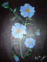 flores azules