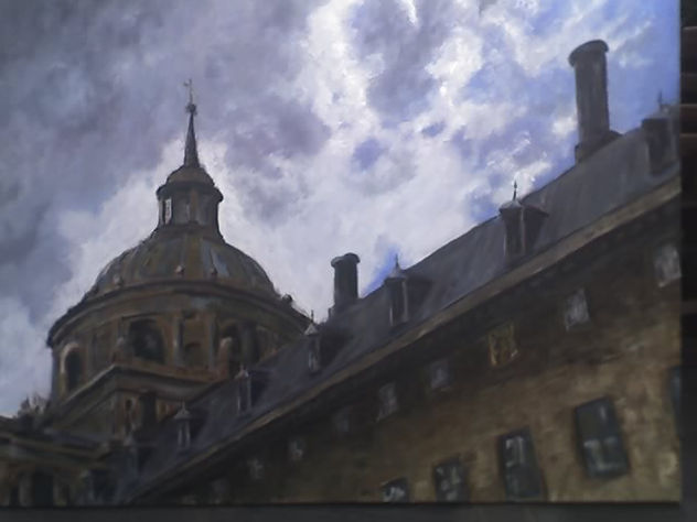 MONASTERIO DEL ESCORIAL.NIÑO EN LA VENTANA.
