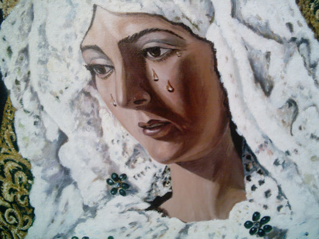 La Esperanza (detalle) Oil Canvas Portrait