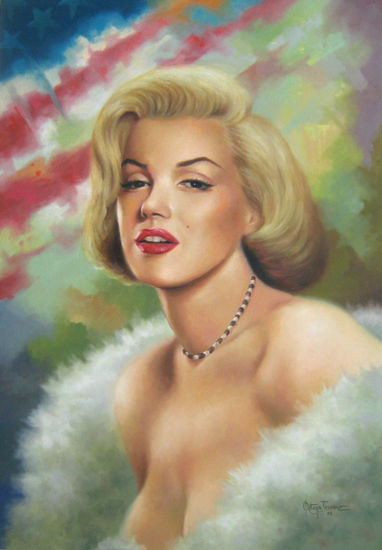 Retrato de marilyn Monroe 