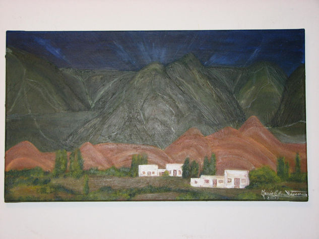 LOS CERROS DE JUJUY Acrylic Textile Landscaping