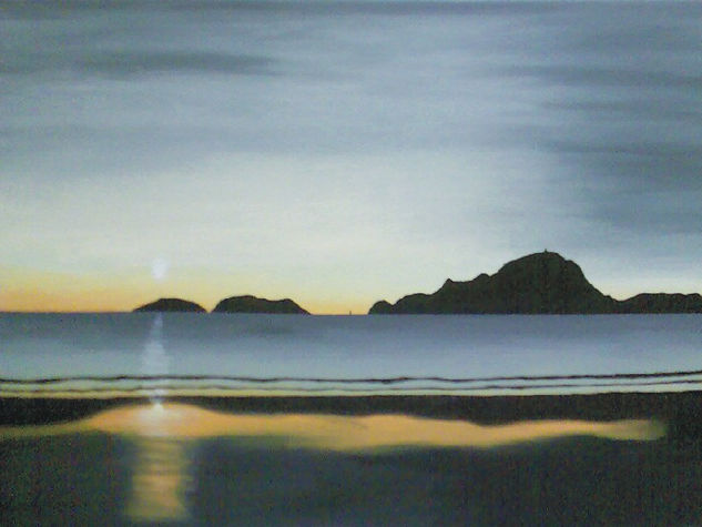 ATARDECER Óleo Lienzo Paisaje