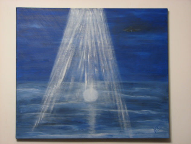 LA NOCHE Acrylic Canvas Marine Painting