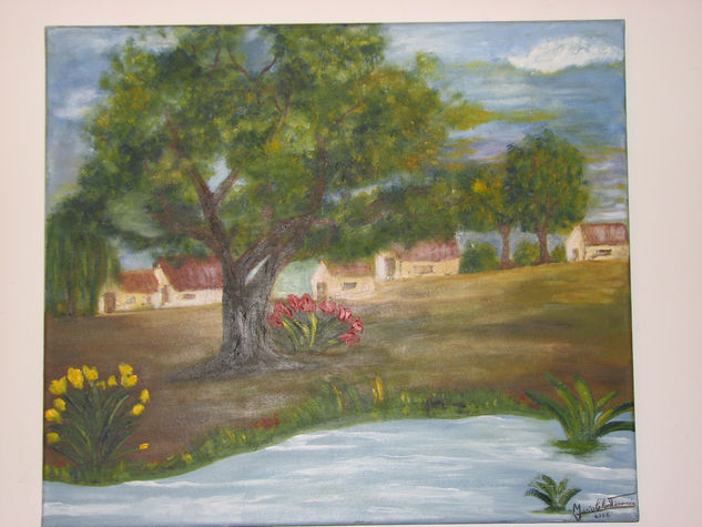 RANCHOS DE BUENOS AIRES Acrylic Canvas Landscaping