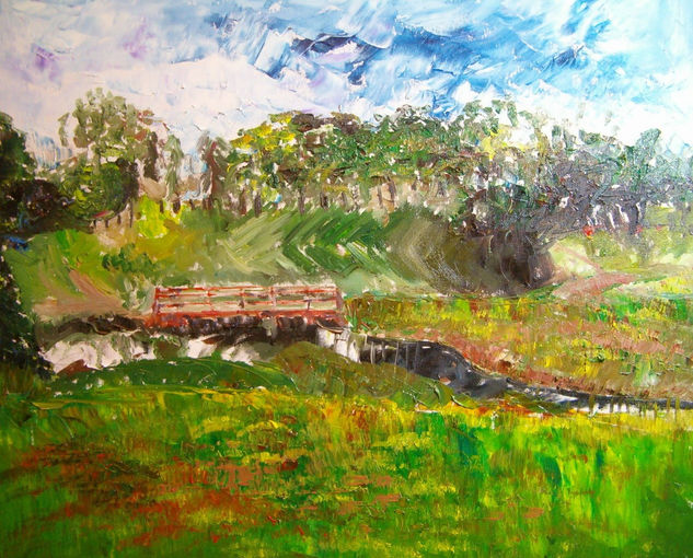 EL HOYO UNO Oil Canvas Landscaping