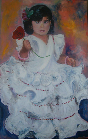 MI HIJA MANUELA Oil Canvas Portrait