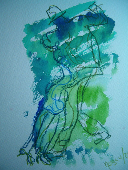Bailando tango