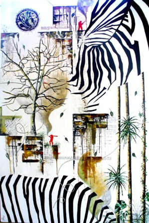 Después de la faena Mixed media Canvas Animals