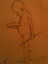 Negrito hambriento