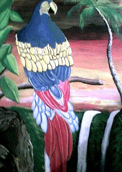 CASCADAS DE ENSUEÑOS CON GUACAMAYA 