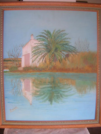 La Choza Oil Canvas Landscaping