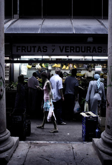 Retrato en la BOQUERIA. Glamour Color (Digital)