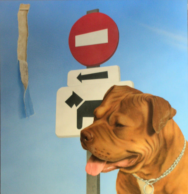 La señal, el perro, el roto (a Toral)