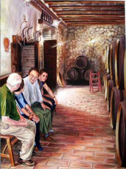 En la Bodega Oil Canvas Landscaping