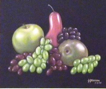 Bodegón de uvas Oil Canvas Still Life Paintings