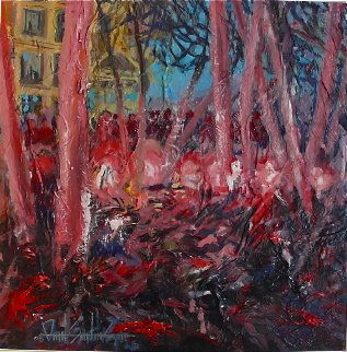 "PLACES DES CELESTINS" Oil Canvas Landscaping