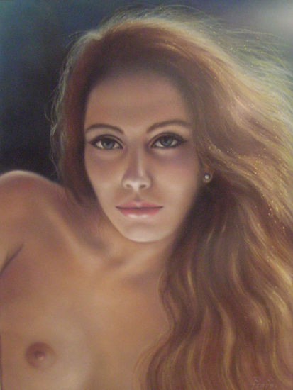 Evocación. Pastel Others Nude Paintings