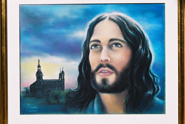 Cristo. Pastel Otros Retrato