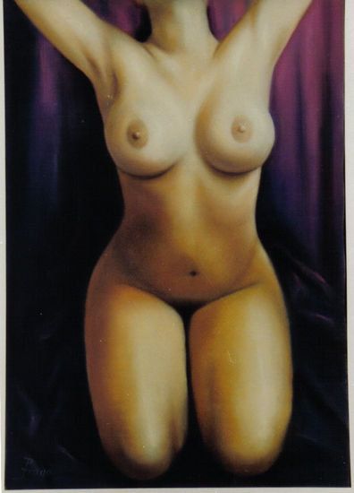 Figura. Pastel Others Nude Paintings