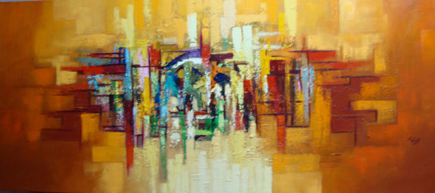 compocicion abstracta Oil Canvas Landscaping