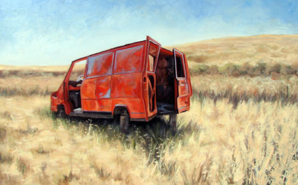 Furgoneta roja