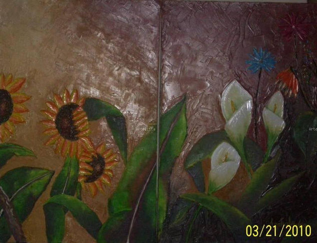 flores Oil Canvas Still Life Paintings