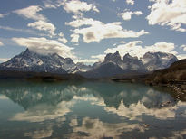 Nubes en el agua