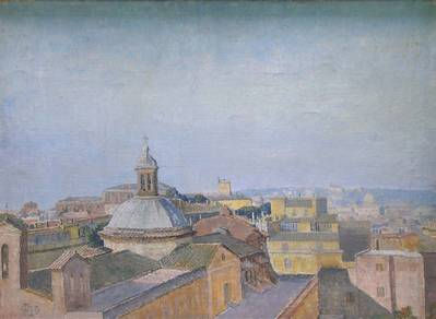 vista de Roma Oil Canvas