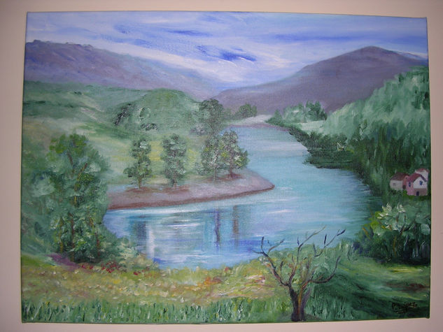 Rio Cares Oil Canvas Landscaping