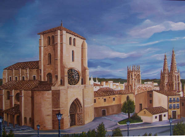 San Esteban Oil Canvas Landscaping