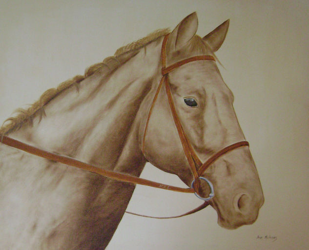 Caballo para Norberto Oil Canvas Animals