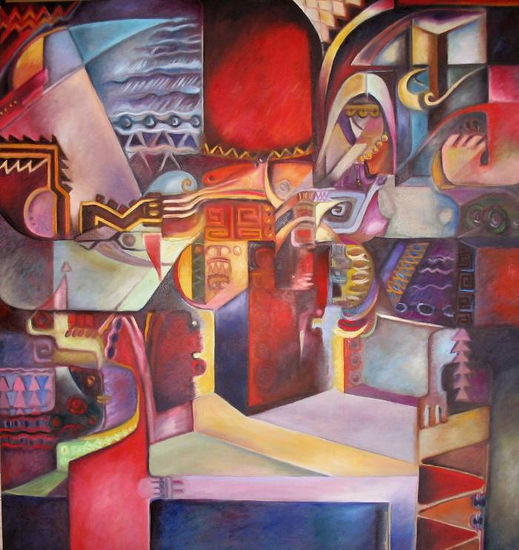 "Laberintos I" Oil Canvas