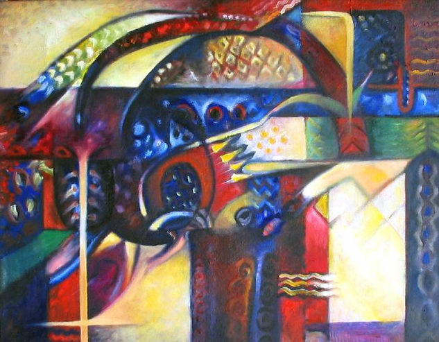 "Laberintos II" Oil Canvas