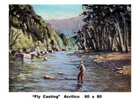 Fly casting