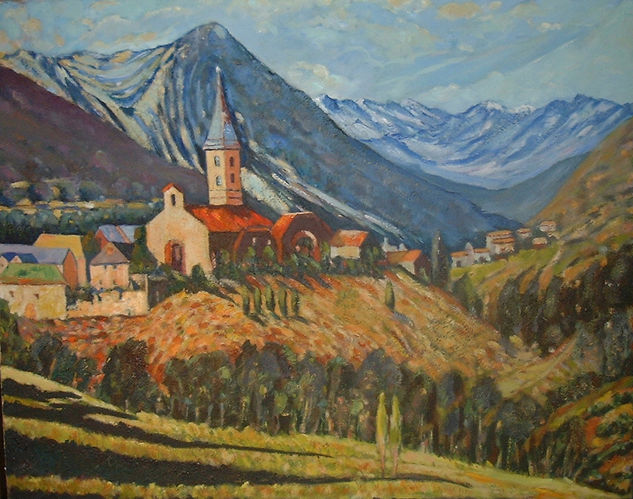 Pirineos Oil Canvas Landscaping