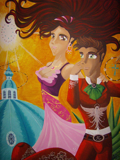 Historias de una estampa Acrylic Canvas Others