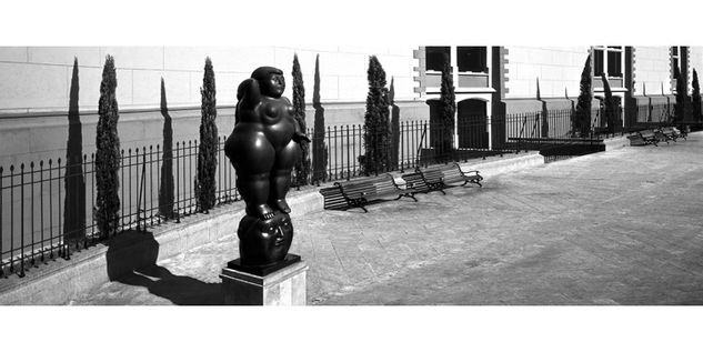 Botero-Pensamiento en Blanco y Negro 