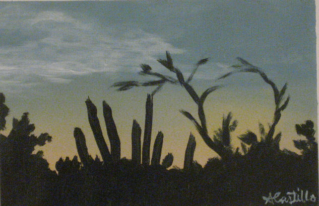 Kilómetro desconocido Acrylic Paper Landscaping