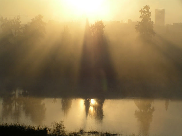 Amanecer en Badajoz 