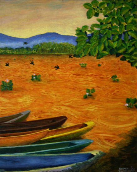 canoas en Purificacion Acrylic Canvas