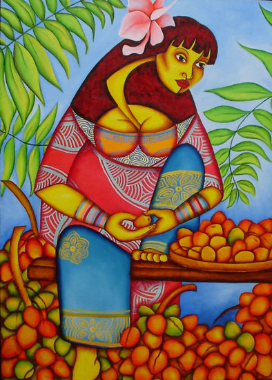 CHONTADURO MADURO Oil Canvas