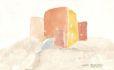 Pueblo Watercolour Paper Landscaping