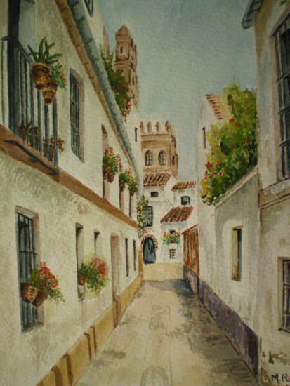 Calle andaluza Watercolour Paper Landscaping